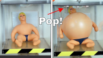 Thumbnail for Stretch Armstrong in a Vacuum Chamber and a Microwave—An Explosive End! | The Action Lab