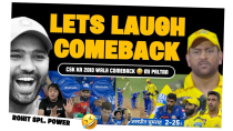 Thumbnail for CSK KA 2010 WALA COMEBACK 😂 ROHIT NE KOOT DIYA 🔥 MI NE POINTS TABLE PALAT DIYA 😱 MI VS CSK 2025 | AB Cricinfo