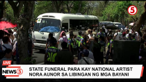 Thumbnail for LIVE | Nora Aunor’s state funeral at the Libingan ng mga Bayani | News5Everywhere