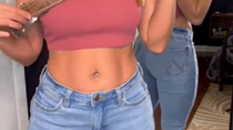 Thumbnail for Perfect Thick Cowgirl Striptease - Malisa Moir (Lisa Rose)