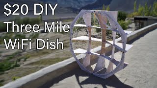 Thumbnail for $20 WiFi Dish with three mile range | OpenSourceLowTech