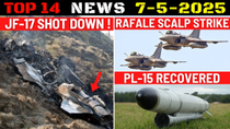 Thumbnail for Indian Defence Updates : JF-17 Shot Down,PL-15 Missile Recovered,SCALP Strike,Operation Sindoor | Indian Defence Updates