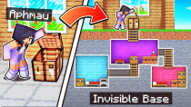 Thumbnail for 100% INVISIBLE Door To My SECRET Minecraft Base! | Aphmau
