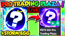Thumbnail for (🔴LIVE) PRO TRADING PLAZA & MORE in PETS GO UPDATE!! (Roblox) | AlphaGG