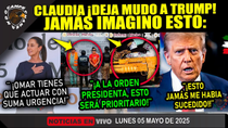 Thumbnail for CLAUDIA ¡DEJÓ MUDO A TRUMP! MÉXICO SE ATREVIÓ A FRENAR AL PRESIDENTE DE LOS ESTADOS UNIDOS | Campechaneando