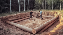 Thumbnail for Two Men Build HUGE CABIN Underground | Start to Finish by @lifeinthesiberianforest1 | Quantum Tech HD
