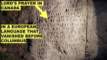 Thumbnail for Mystery Of Lord's Prayer Rock Carved In Canada In A European Language That Vanished Before Columbus | Discovery Future
