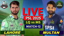 Thumbnail for PSL Live: Lahore Qalandars vs Multan Sultans, 12th Match | LQ vs MS Live | Scores & Commentary | Cric Axis 
