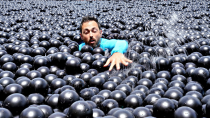 Thumbnail for Can You Swim in Shade Balls? | Veritasium
