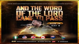 Thumbnail for AND THE WORD OF THE LORD CAME TO PASS - DAY 2 || NSPPD || 13TH AUGUST 2024