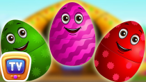 Thumbnail for Surprise Eggs Nursery Rhymes | Old MacDonald Had A Farm | Learn Colours & Farm Animals | ChuChu TV
