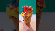 Thumbnail for Can I recreate this amazing SUPERMAN ICE CREAM? | Little Remy Food 🐭🍝