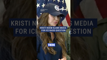 Thumbnail for 'FAKE NEWS!’: Kristi Noem blasts media for question on ICE raids #foxnews #news #shorts #usa #cali | Fox News