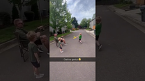 Thumbnail for Hitting with dad just got a lot easier 🤣 (via @derekradley/IG) | ESPN