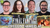 Thumbnail for FIRST LOOK FINAL FANTASY COMMANDER | Terra VS Cloud VS Tidus VS Y'shtola | The Spike Feeders