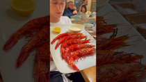 Thumbnail for Trying the famous €45 prawns at Anthony Bourdain’s favorite restaurant in San Sebastián #food | Jack's Dining Room 
