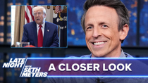 Thumbnail for Trump Blames Biden for Shrinking Economy as Tariffs Cause Recession Fears: A Closer Look | Late Night with Seth Meyers