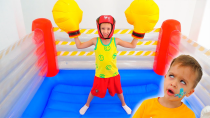 Thumbnail for Vlad and Nikita play sports and want to be strong | Vlad and Niki