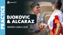 Thumbnail for LIVE: Novak Djokovic & Carlos Alcaraz Practice in Monte-Carlo! | Tennis TV