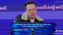 Thumbnail for Musk plays who wants to be a millionair.