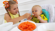 Thumbnail for Diana wants to be a good sister for baby Oliver | ✿ Kids Diana Show