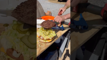Thumbnail for Cooking a Massive Burger on the Jobsite | HAUS PLANS™️