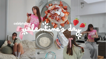 Thumbnail for celebrating valentine's day! 🍓☕️ a vlog :) | toomuchzozo
