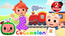 Thumbnail for Train Song Dance Party + More Nursery Rhymes & Kids Songs | 2 Hours of CoComelon | Moonbug Kids - Cartoons and Kids Songs