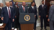 Thumbnail for Donald Trump names registered sex offender Lawrence Taylor, who sexually assaulted a 16-year-old child, to lead a sports initiative for children 