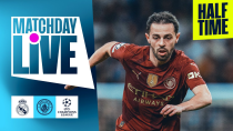Thumbnail for MATCHDAY LIVE - HALF-TIME! | Real Madrid v Man City | UEFA Champions League
