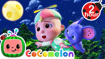 Thumbnail for Little Moon Song + More CoComelon Animal Time | 2 Hours of CoComelon Nursery Rhymes | Moonbug Kids - Cartoons and Kids Songs