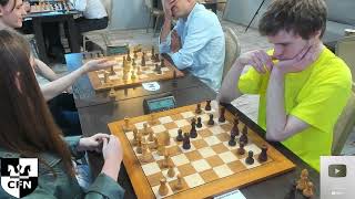 Thumbnail for He thought he could outplay her but... Pinkamena (1788) vs Dexter (1826). Chess Fight Night. Blitz | CFN Channel