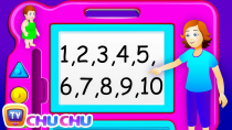 Thumbnail for ChuChu TV Numbers Song - NEW Short Version - Number Rhymes For Children | ChuChu TV Nursery Rhymes & Kids Songs