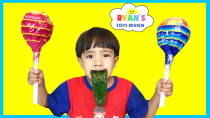 Thumbnail for Giant Chupa Chups Lollipops Candy Review | Ryan's World
