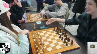 Thumbnail for She forgave him for the impossible chess move. Klimanov A. (0) vs Pinkamena (1788).Chess Fight Night | CFN Channel