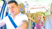 Thumbnail for Nastya and papa sleeping at farm sheep | Like Nastya