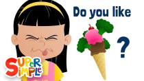 Thumbnail for Do You Like Broccoli Ice Cream? | Food Song for Kids! | Super Simple Songs