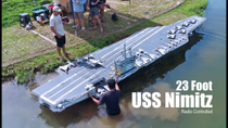 Thumbnail for Building a 23-Foot USS Nimitz with 32 Planes and Working Catapult | Julius Perdana 