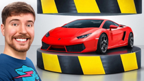 Thumbnail for Hydraulic Press Vs Lamborghini | MrBeast