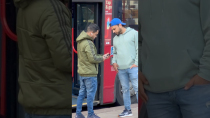 Thumbnail for Fake ticket inspector😁the driver close the door on him😁#funny #comedy #shortvideos #shorts | Joker Pranks