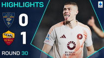 Thumbnail for LECCE-ROMA 0-1 | HIGHLIGHTS | Dovbyk Wins it for the Giallorossi | Serie A 2024/25 | Serie A