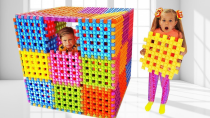 Thumbnail for Diana and Roma Playing with Toy Blocks | ✿ Kids Diana Show