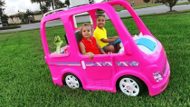 Thumbnail for Diana and her Barbie car - Camping adventure