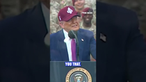 Thumbnail for Trump hits at 'fake news,' touts restoring names of historic forts #shorts #foxnews #trump #usa #us | Fox News