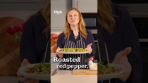 Thumbnail for Roasted red pepper, aubergine & freekeh salad | Dish Podcast | Waitrose