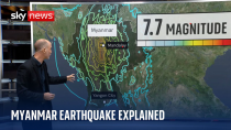 Thumbnail for What made the Myanmar earthquake so powerful? | Sky News