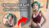 Thumbnail for 16 year old girl || Living On The Street || Homeless Girl Interview || homeless life 