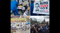 Thumbnail for "RUTO IS A KILLER!" PROTESTS AGAINST THE MURDER OF ALBERT OJWANG HIT THE STREETS | Uzalendo News