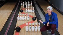 Thumbnail for World's First Automatic Strike Bowling Ball | Mark Rober