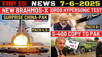 Thumbnail for Indian Defence Updates : New Brahmos-X Surprise,Hypersonic Missile Test,Astra Mk3 Test,HQ-19 to PAK